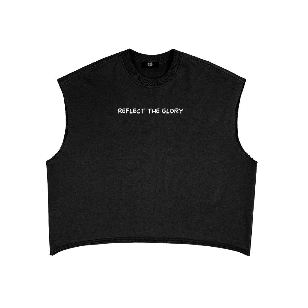 Reflect the Glory French Terry Boxy Tank Top