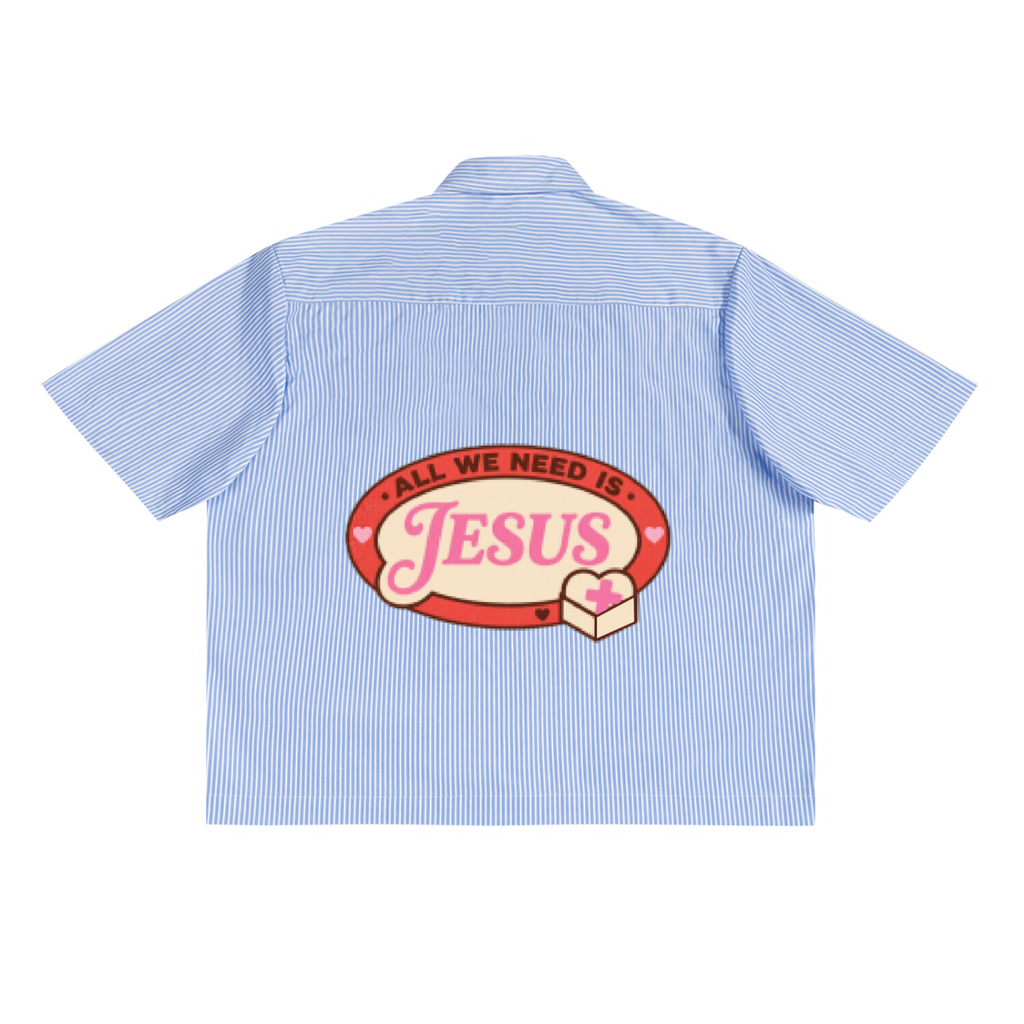 All We Need Is Jesus Love Boxy Shirt