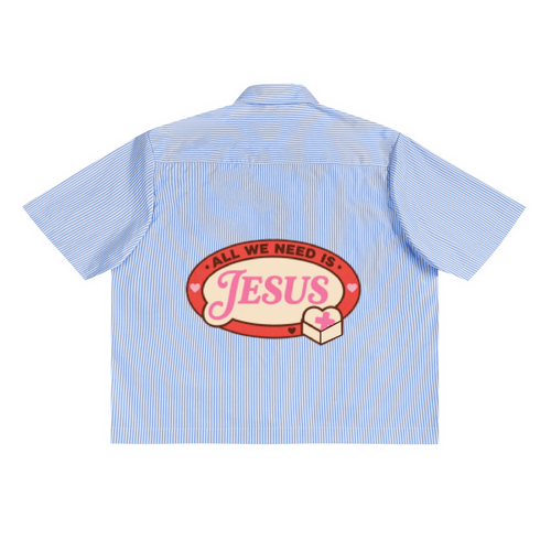 All We Need Is Jesus Love Boxy Shirt